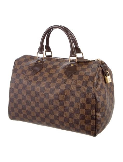 louis vuitton speedy 30 damier ebene replica|speedy 30 damier with strap.